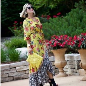 Anthropology 🥳🎉HP🥳🎉Farm Rio Wrap dress